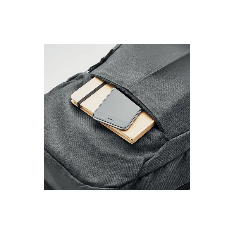 Sac à dos écologique 600D RPET 2 tons - SIENA Matières : coton Taille textile : S Couleurs : bleu ciel pur livraison express 24h