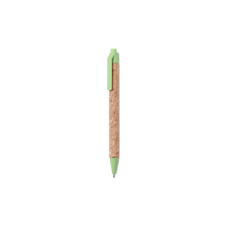 Stylo bille écologique en liège et blé-pail - MONTADO Matières : coton recyclé Couleurs : beige livraison express 24h 48h