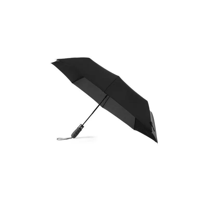 Parapluie Automatique Pliable Personnalisé Elmer Matières : Synthétique Couleurs : gris objet promotionnel éco-responsable