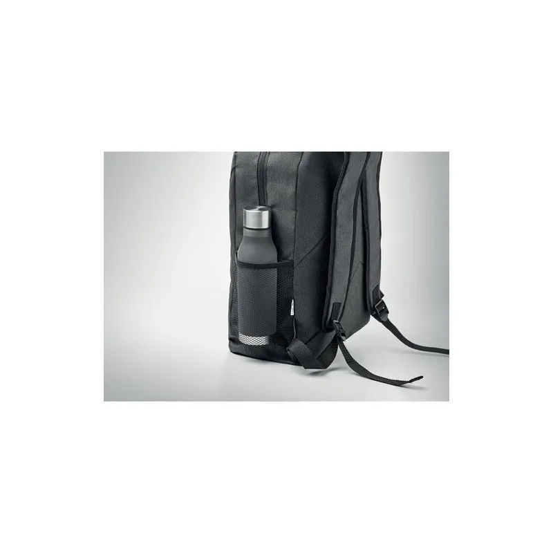 Sac à dos écologique 600D RPET 2 tons - SIENA Matières : coton Taille textile : S Couleurs : bleu ciel pur objet promotionnel éc