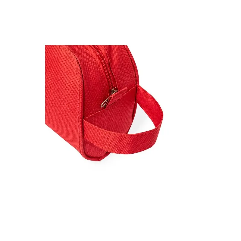 Trousse Multi-Fonctions Personnalisée Unique Trevi Matières : PET recyclé Couleurs : rouge translucide Contenance : 650 ml objet