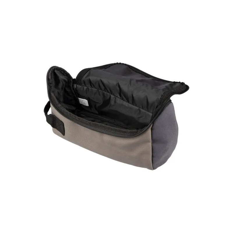 Trousse de toilette écologique en polyester pas cher Niklas Matières : polyester Couleurs : bleu objet promotionnel éco-responsa