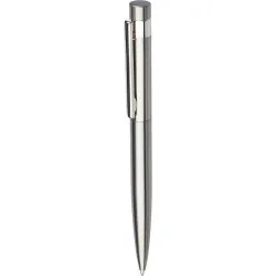 Stylo bille twist écologique en acier inoxydable recyclé Hannelore Matières : polyester Couleurs : noir 2