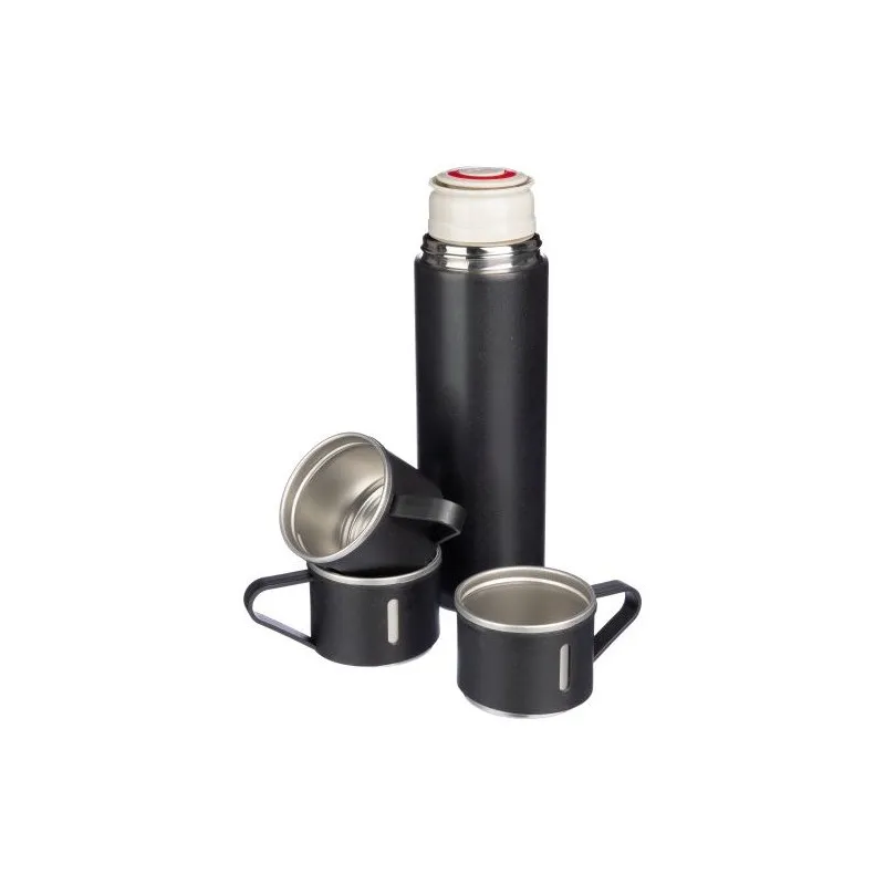 Set personnalisé de deux tasses isothermes et d'une bouteille Herbert pas cher Matières : papier Couleurs : vert cadeau collabor