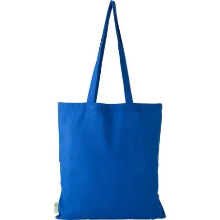 Sac shopping écologique en coton recyclé 120g/m² - Cassiopeia Matières : papier Couleurs : blanc goodies personnalisé en stock