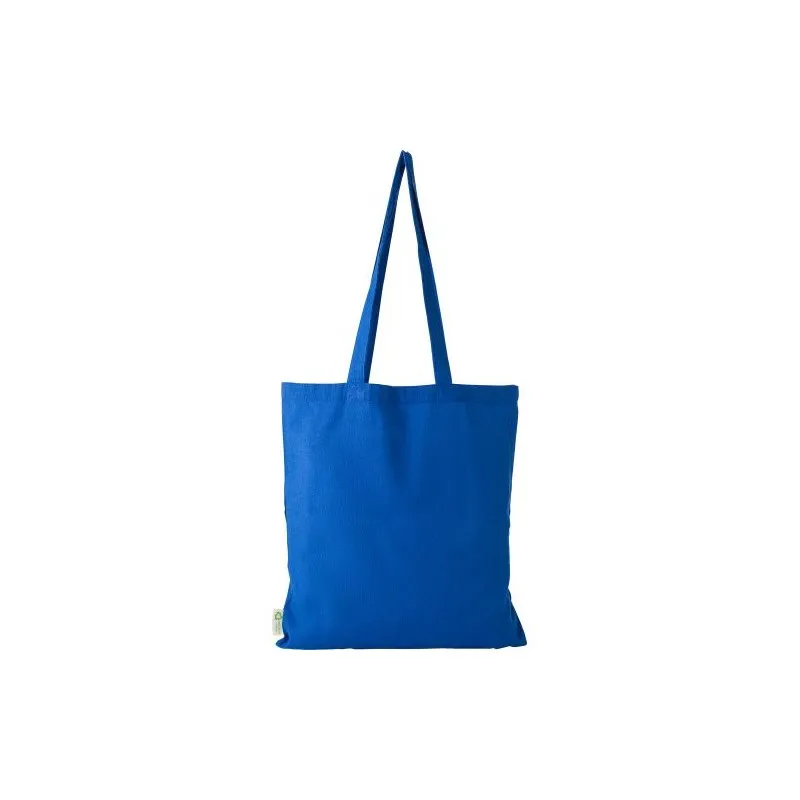 Sac shopping écologique en coton recyclé 120g/m² - Cassiopeia Matières : PET recyclé Couleurs : orange cadeau affaires élégant