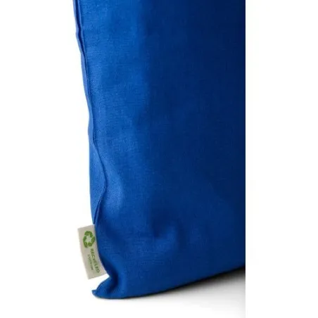 Sac shopping écologique en coton recyclé 120g/m² - Cassiopeia Matières : PET recyclé Couleurs : rouge personnalisation sur mesur