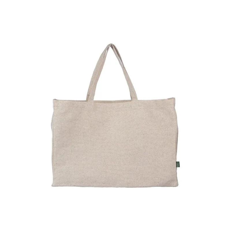 Sac shopping personnalisé en chanvre pas cher - Ludwig Matières : PET recyclé Couleurs : vert
