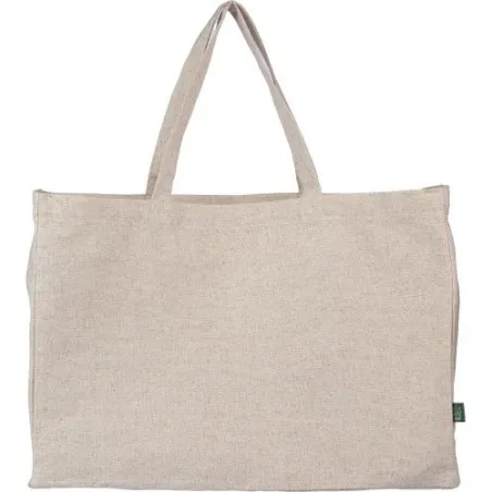 Sac shopping personnalisé en chanvre pas cher - Ludwig Matières : PET recyclé Couleurs : vert