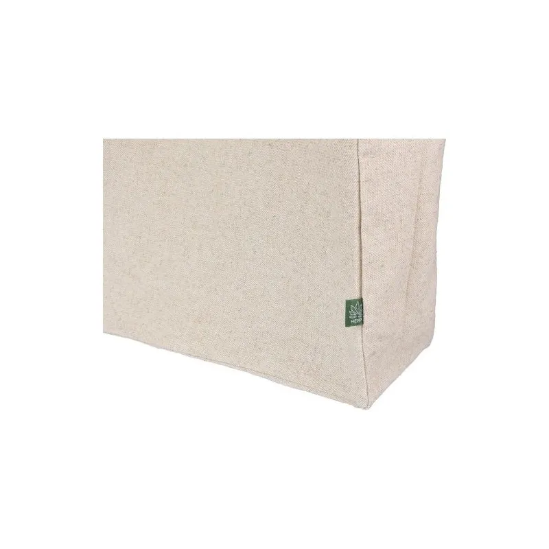 Sac shopping personnalisé en chanvre pas cher - Ludwig Matières : PET recyclé Couleurs : vert impression haute définition