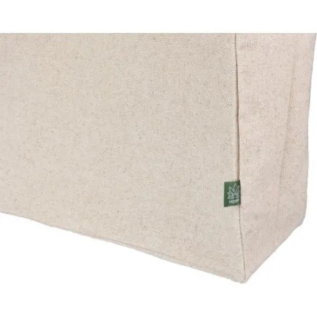 Sac shopping personnalisé en chanvre pas cher - Ludwig Matières : PET recyclé Couleurs : vert impression haute définition