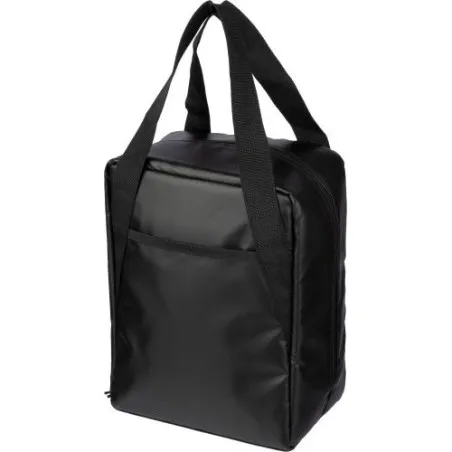 Sac isotherme personnalisé en polyester pas cher - Tanja Matières : PET recyclé Couleurs : noir personnalisable avec votre logo