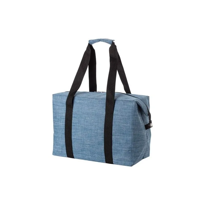 Sac isotherme personnalisé en polyester 600D - Alejandro Matières : aluminium Couleurs : noir accessoire événementiel unique