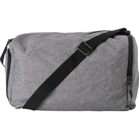 Sac de sport pliable personnalisé en polyester 300D - Corwin Matières : aluminium Couleurs : vert foncé cadeau entreprise pas ch