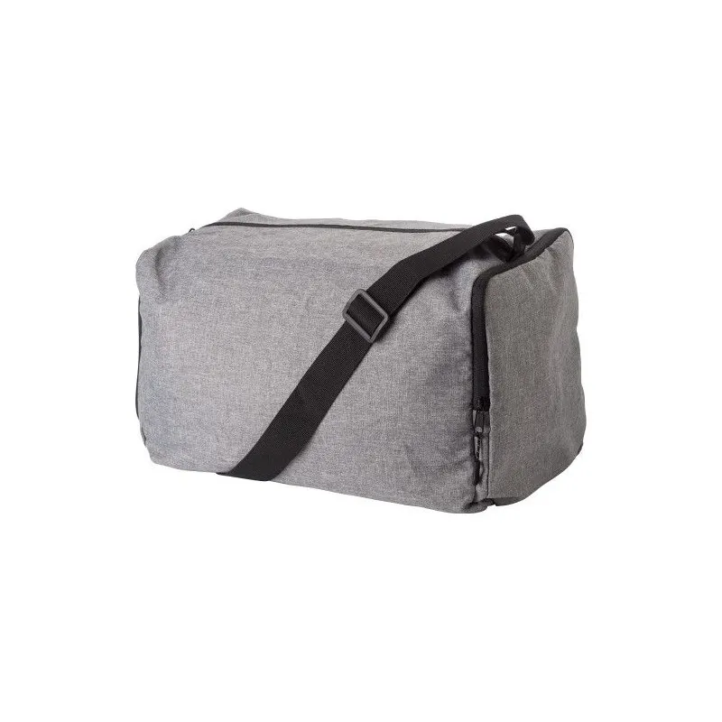 Sac de sport pliable personnalisé en polyester 300D - Corwin Matières : aluminium Couleurs : vert foncé marquage laser ultra pré