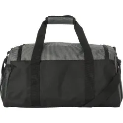 Sac de sport personnalisé en polyester 500D - Mabel Matières : aluminium Couleurs : noir 2