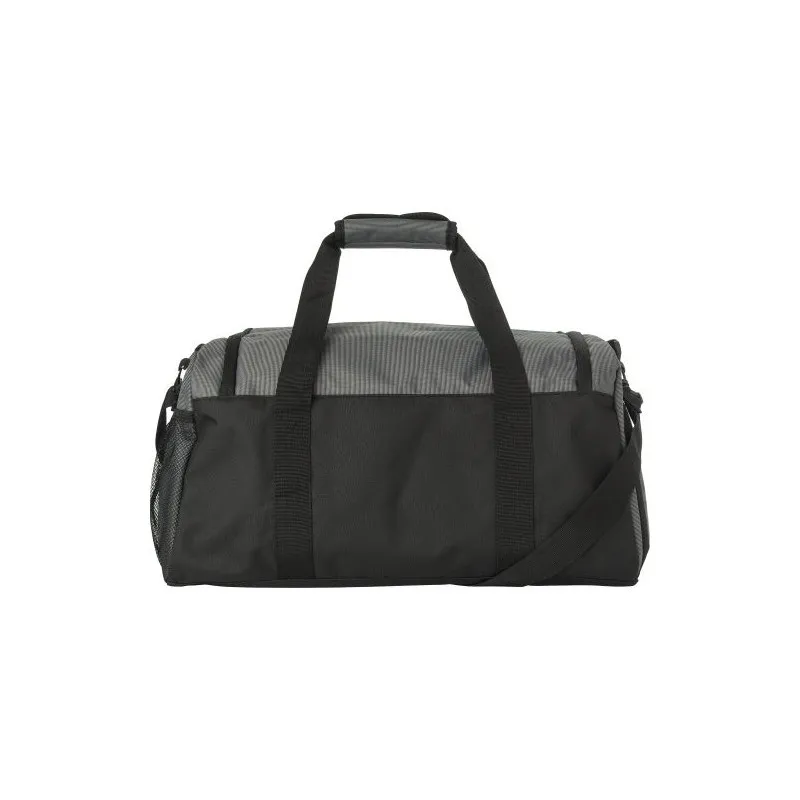 Sac de sport personnalisé en polyester 500D - Mabel Matières : aluminium Couleurs : noir personnalisable avec votre logo