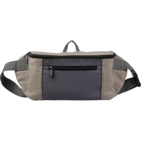 Sac banane personnalisé en polyester - Fabienne Matières : aluminium Couleurs : bleu marine cadeau entreprise pas cher