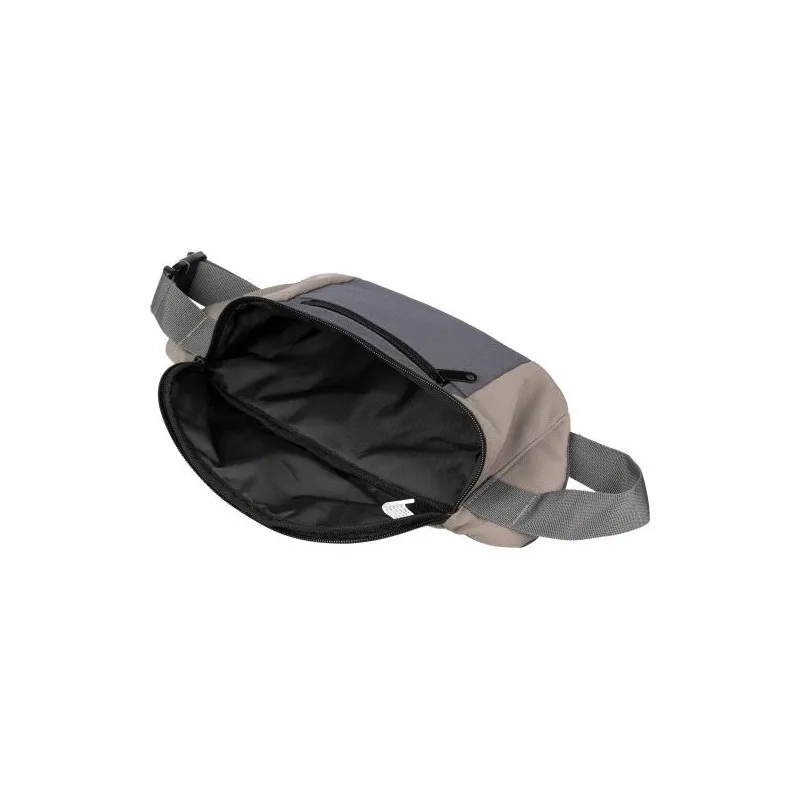 Sac banane personnalisé en polyester - Fabienne Matières : aluminium Couleurs : bleu marine marquage laser ultra précis