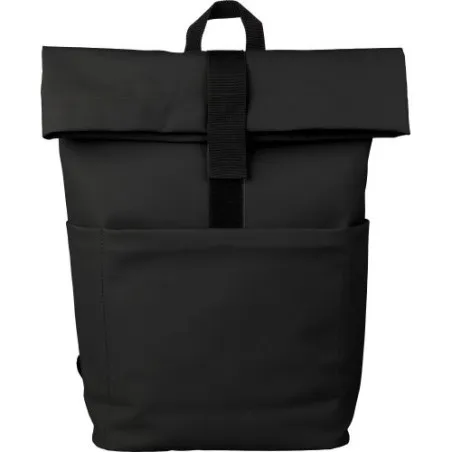 Sac à dos personnalisé en PU pour ordinateur - Senta Matières : PET recyclé Couleurs : gris Contenance : 15 L
