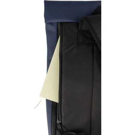 Sac à dos personnalisé en PU pour ordinateur - Senta Matières : PET recyclé Couleurs : gris Contenance : 15 L cadeau collaborate