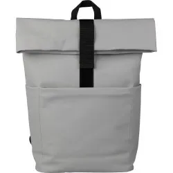 Sac à dos personnalisé en PU pour ordinateur - Senta Matières : PET recyclé Couleurs : gris Contenance : 15 L 2
