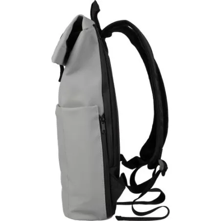 Sac à dos personnalisé en PU pour ordinateur - Senta Couleurs : naturel Contenance : 3 L Matières : toile organique goodies pers