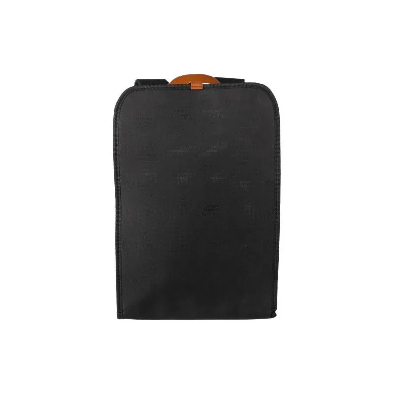 Sac à dos écologique porte-ordinateur en polyester rPET personnalisé - Ralf Couleurs : noir Contenance : 3 L Matières : toile or