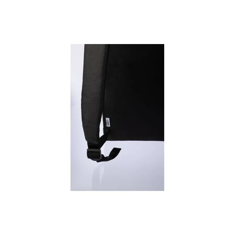 Sac à dos écologique porte-ordinateur en polyester rPET personnalisé - Ralf Couleurs : noir Contenance : 3 L Matières : toile or