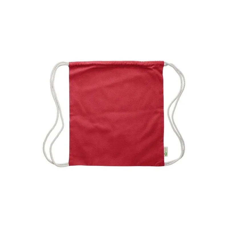 Sac à dos écologique et personnalisable en coton recyclé 120g/m² - Joy Matières : papier Couleurs : vert citron goodies publicit