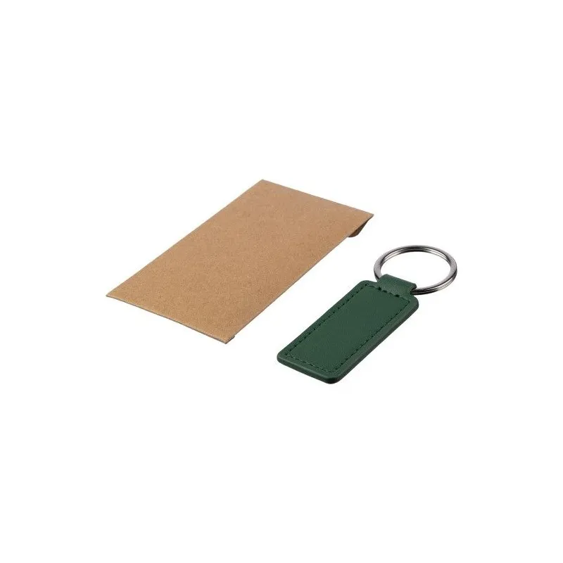 Porte-clés Écologique Personnalisé en Peau de Pomme et PU - Sabrina Matières : papier Couleurs : gris accessoire événementiel un