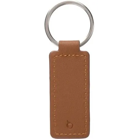 Porte-clés Écologique Personnalisé en Peau de Pomme et PU - Sabrina Matières : papier Couleurs : mauve impression logo haute qua