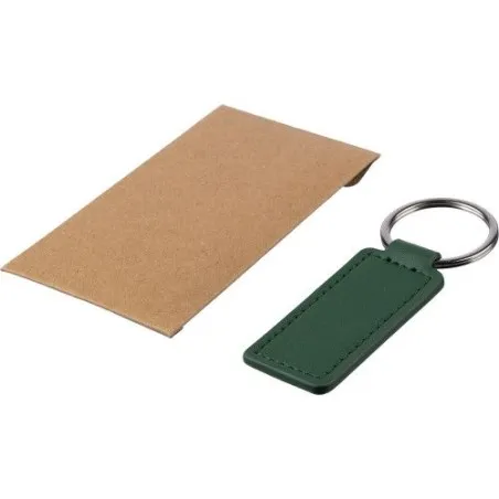 Porte-clés Écologique Personnalisé en Peau de Pomme et PU - Sabrina Matières : papier Couleurs : vert citron goodies entreprise 