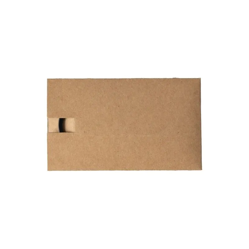 Porte-clés écologiques en métal et bambou personnalisés élégants - Brigitte Matières : papier Couleurs : jaune impression haute 