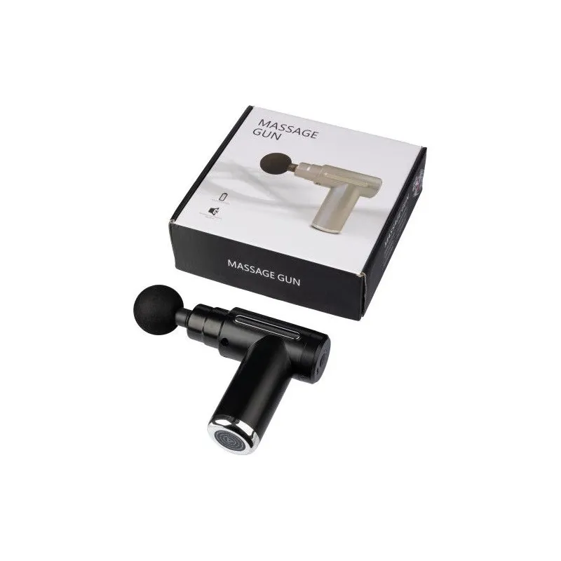 Pistolet de massage écologique en ABS - Bien-être et détente personnalisée Axel Matières : papier Couleurs : bleu clair livraiso