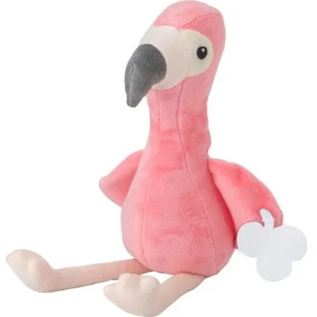 Peluche écologique en polyester 'Flamant rose' - Alicia Matières : papier Couleurs : bleu royal personnalisable avec votre logo