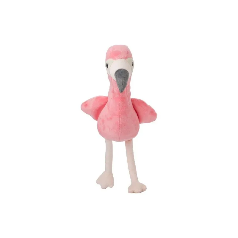 Peluche écologique en polyester 'Flamant rose' - Alicia Matières : papier Couleurs : bleu royal impression haute définition