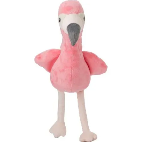 Peluche écologique en polyester 'Flamant rose' - Alicia Matières : papier Couleurs : bleu royal impression haute définition