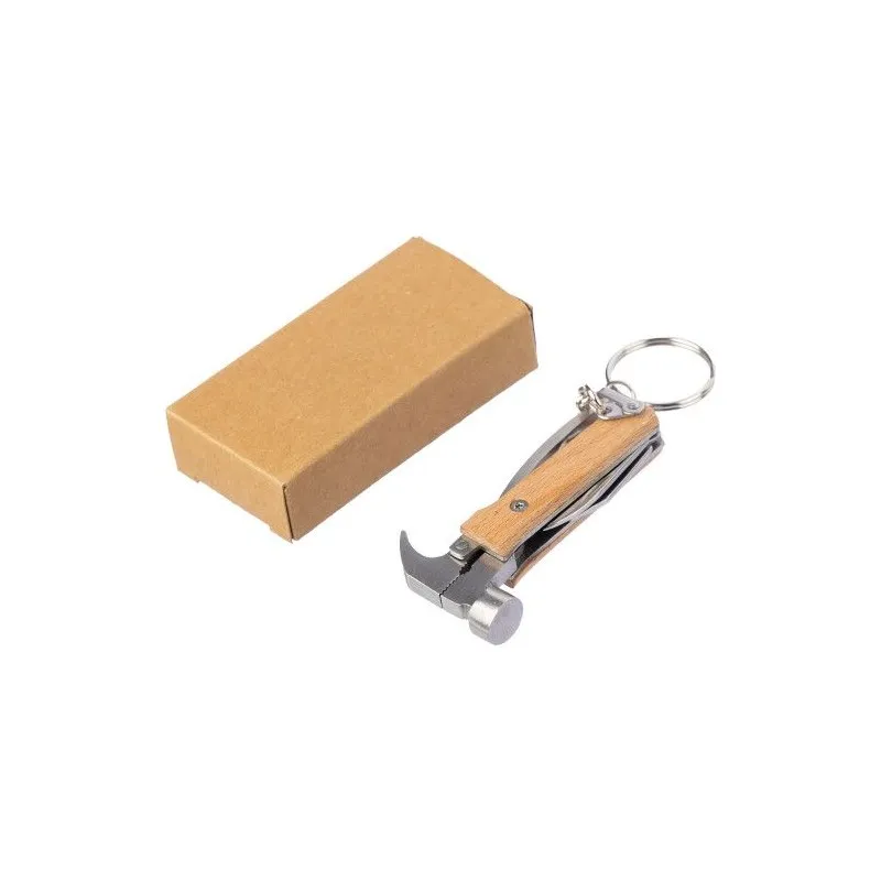 Outil multifonction écologique en bambou avec porte-clés Heinrich Matières : polyester Couleurs : vert Contenance : 8 L marquage