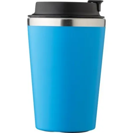 Mug personnalisé en acier inoxydable - Cadeau d'entreprise Shay Matières : polyester Couleurs : bleu Contenance : 8 L livraison 