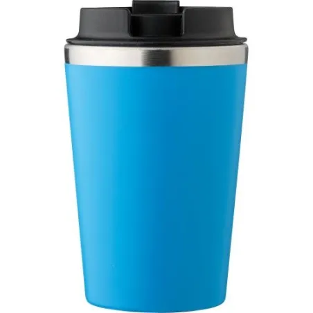 Mug personnalisé en acier inoxydable - Cadeau d'entreprise Shay Matières : polyester Couleurs : bleu royal Contenance : 8 L impr