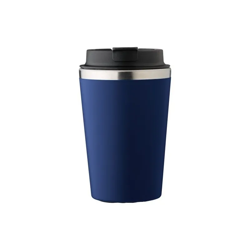 Mug personnalisé en acier inoxydable - Cadeau d'entreprise Shay Matières : polyester Couleurs : blanc Contenance : 8 L objet pro