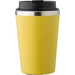 Mug personnalisé en acier inoxydable - Cadeau d'entreprise Shay Matières : polyester Couleurs : gris Contenance : 8 L 2