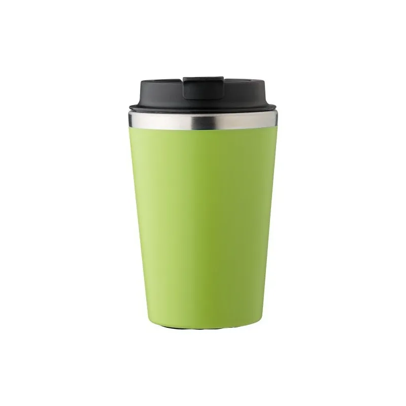 Mug personnalisé en acier inoxydable - Cadeau d'entreprise Shay Matières : bambou Couleurs : bleu foncé livraison express 24h 48