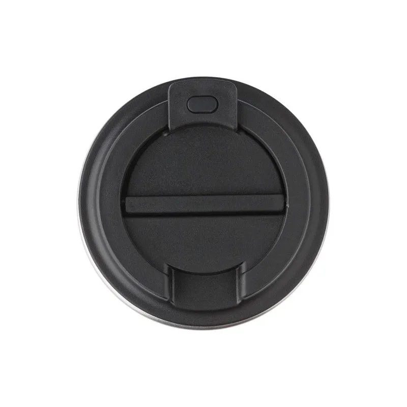 Mug personnalisé en acier inoxydable - Cadeau d'entreprise Shay Matières : bambou Couleurs : gris personnalisation sur mesure