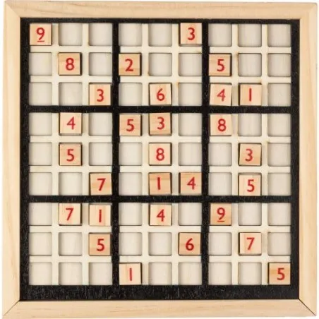Jeu de Sudoku en Bois Christa