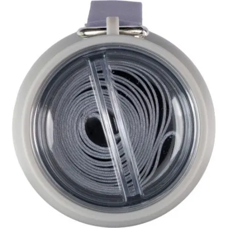 Gourde écologique double paroi de 500 ml en acier inoxydable Lieselotte Matières : pongée Couleurs : noir livraison express 24h 