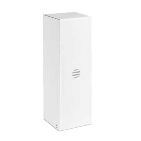Gourde isotherme personnalisée en verre double paroi 400ml Batumi Matières : coton recyclé Couleurs : beige marquage laser ultra