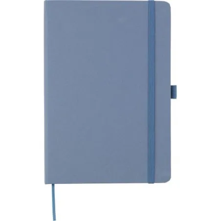 Carnet A5 écologique en biodéchets recyclés et carton - Gertrud Matières : polyester Couleurs : vert citron objet promotionnel é