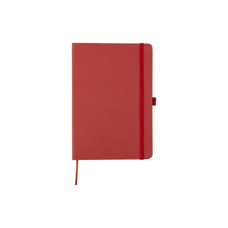 Carnet A5 écologique en biodéchets recyclés et carton - Gertrud Matières : polyester Couleurs : blanc cadeau entreprise pas cher